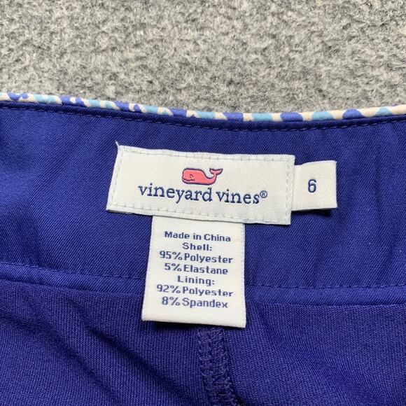 Vineyard Vines Skort Womens 6 Royal Breeze Stretch Performance Side Zip Pockets - Picture 6 of 11